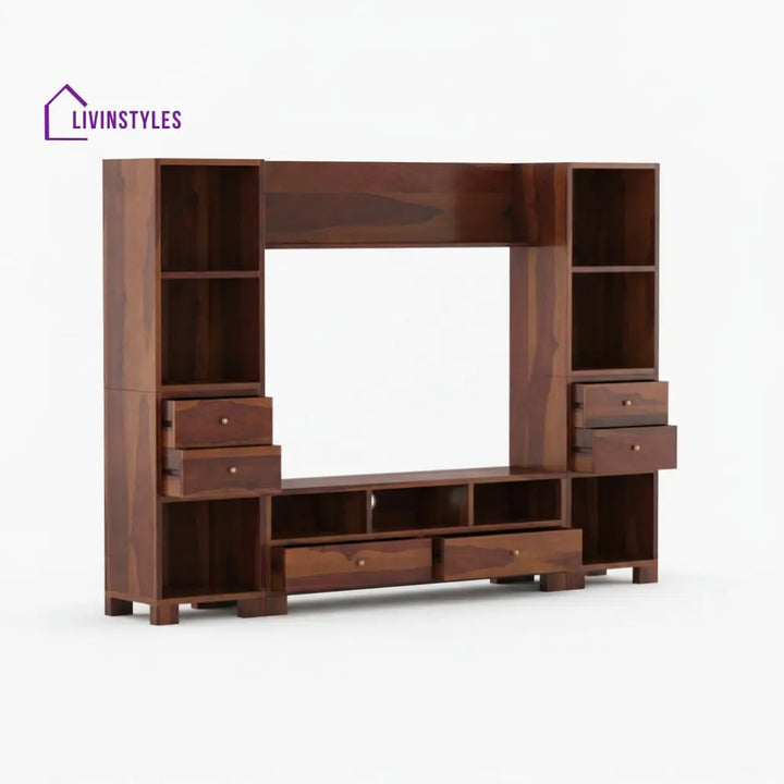 Victoria Sheesham Wood large TV unit for Living Room
