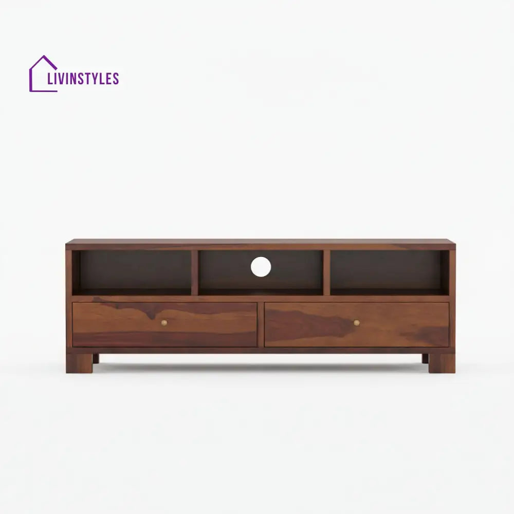 Victoria Sheesham Wood large TV unit for Living Room