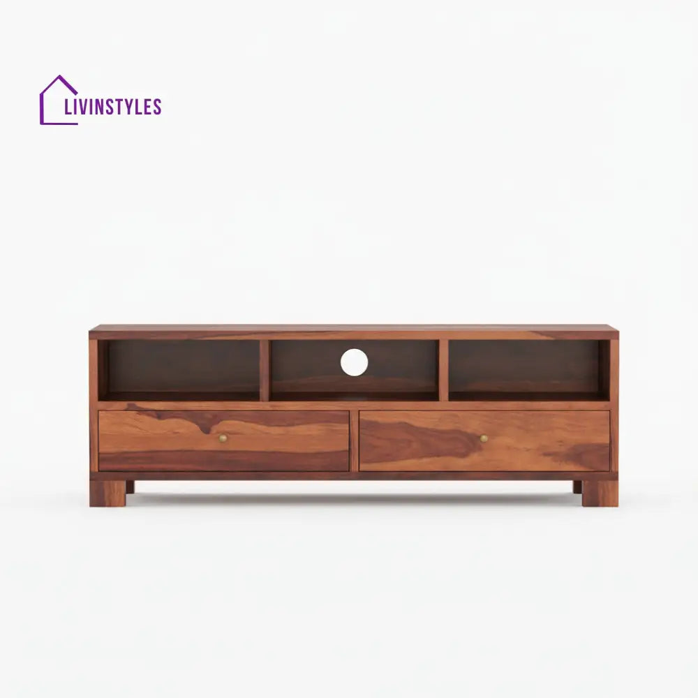 Victoria Sheesham Wood large TV unit for Living Room