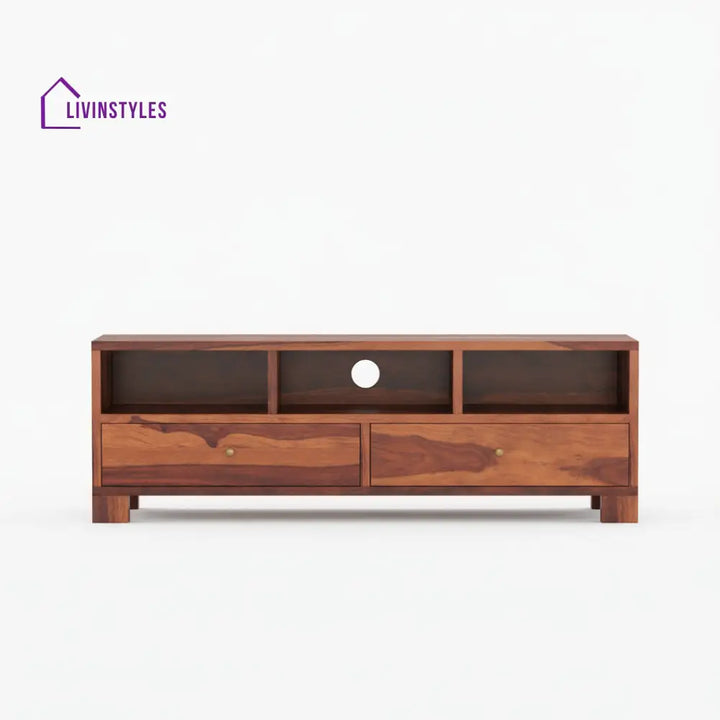 Victoria Sheesham Wood large TV unit for Living Room