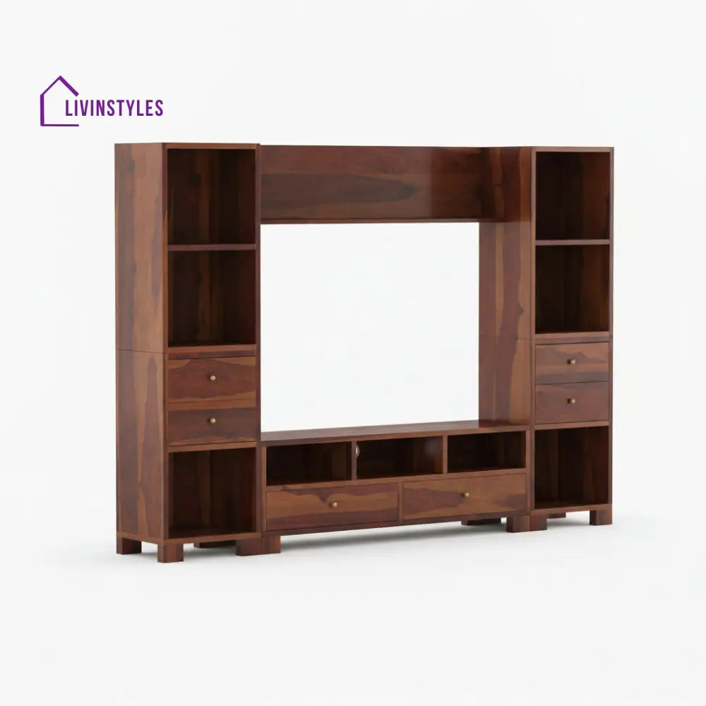 Victoria Sheesham Wood large TV unit for Living Room