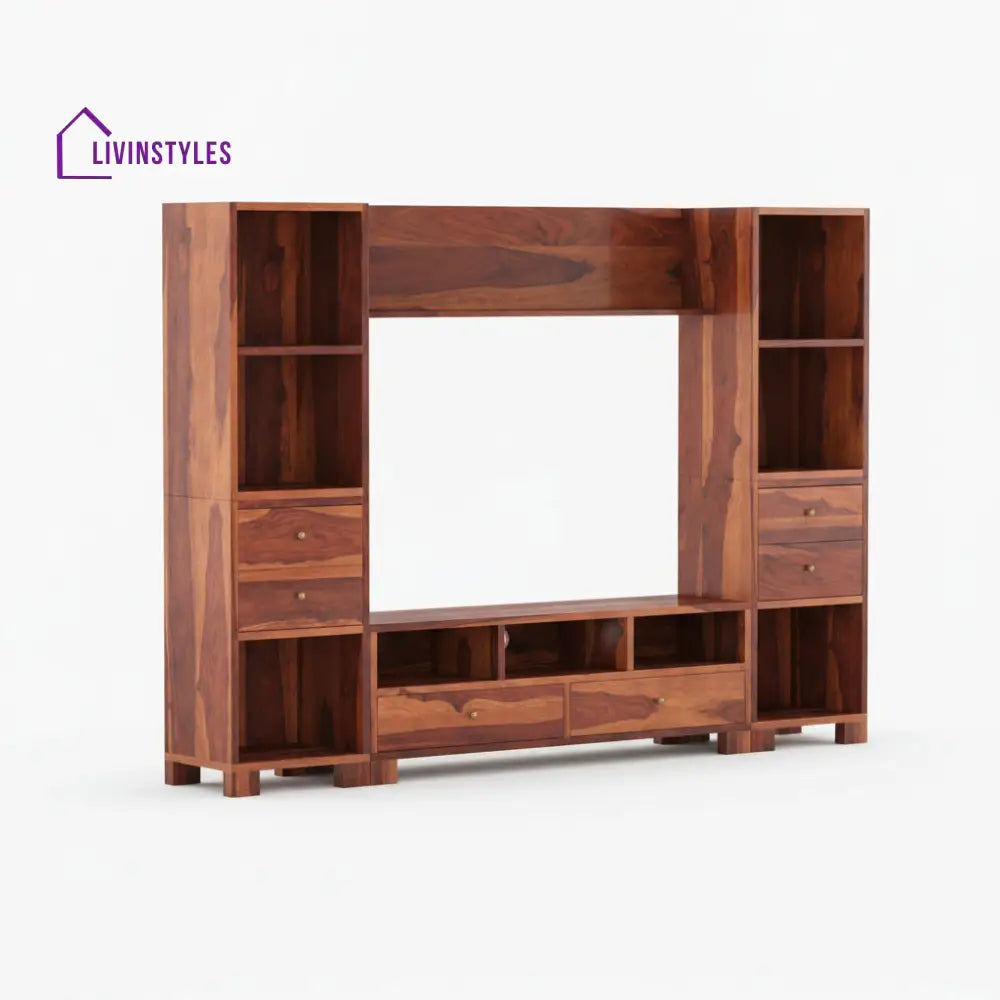 Victoria Sheesham Wood large TV unit for Living Room