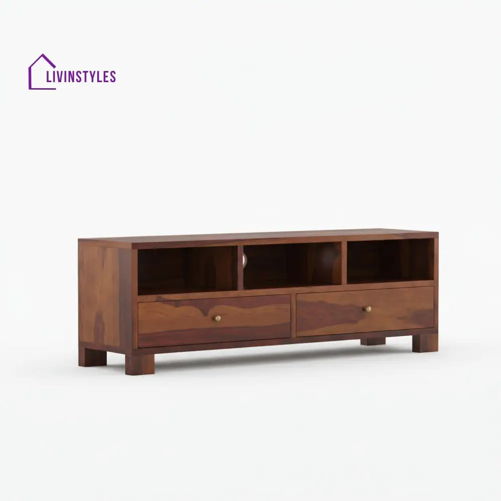 Victoria Sheesham Wood large TV unit for Living Room