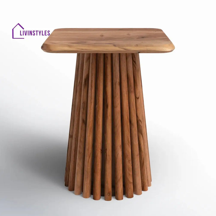 Vihaan Solid Wood Drink Table | End Table | Side Table for Living Room