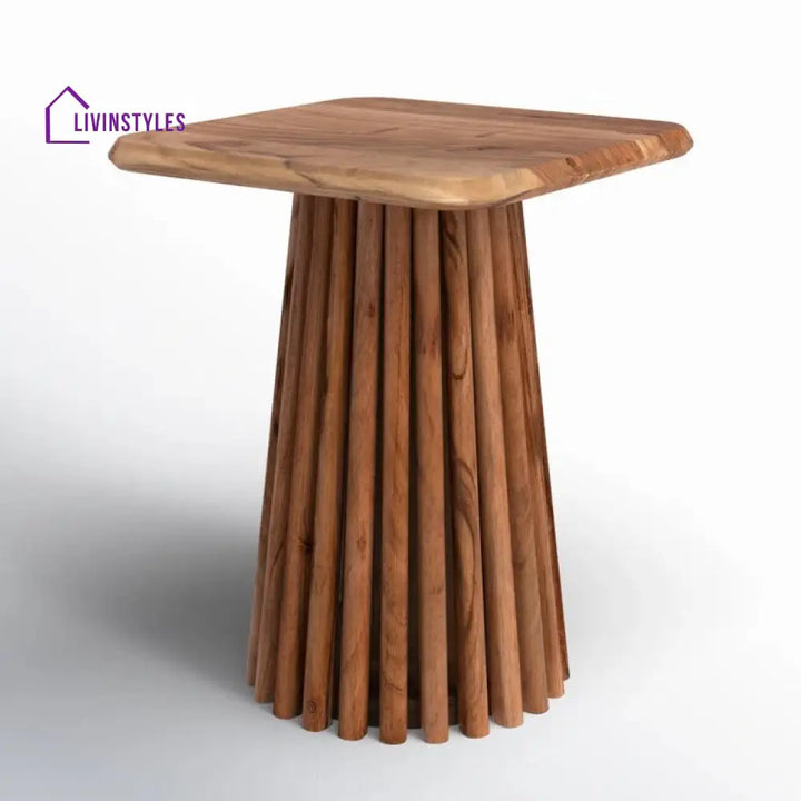 Vihaan Solid Wood Drink Table | End Table | Side Table for Living Room