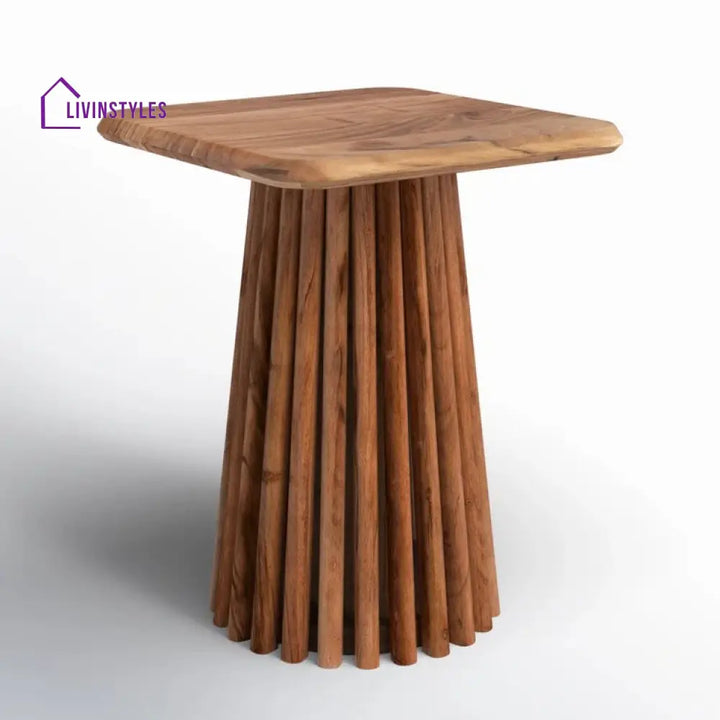 Vihaan Solid Wood Drink Table | End Table | Side Table for Living Room