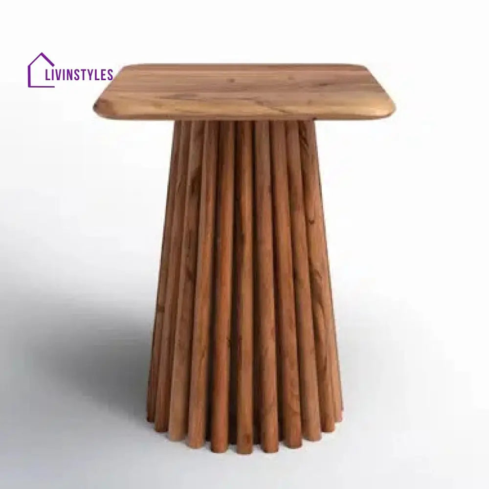 Vihaan Solid Wood Drink Table | End Table | Side Table for Living Room