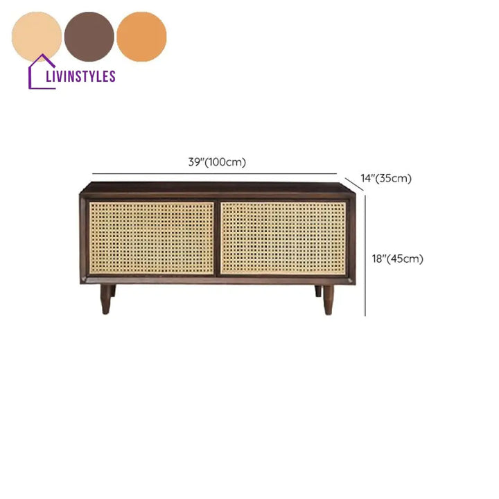 Vihaan Solid Wood Shoe Rack for Hallway