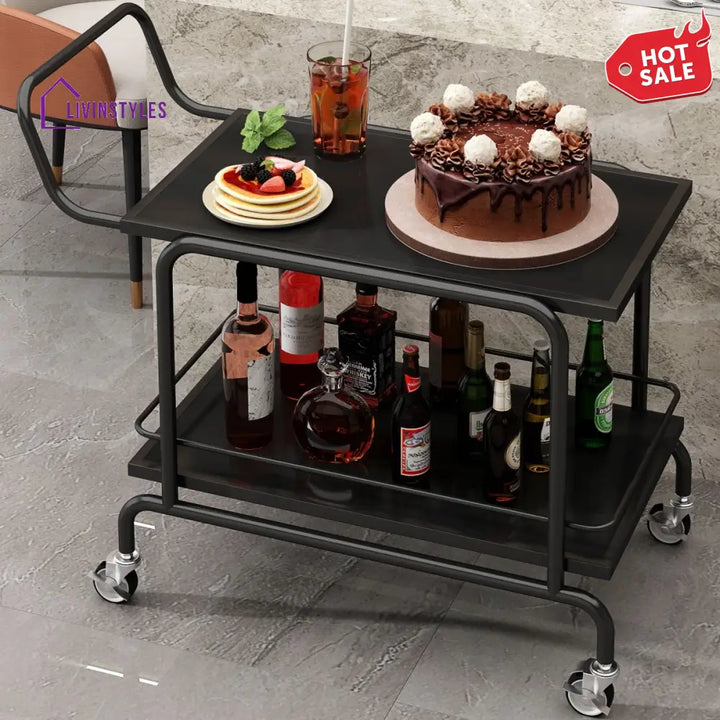 Vihaan Stainless Steel Kitchen Trolley
