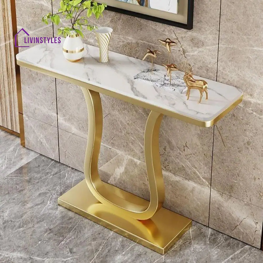 Vihanth Stainless Steel Living Room Console Table