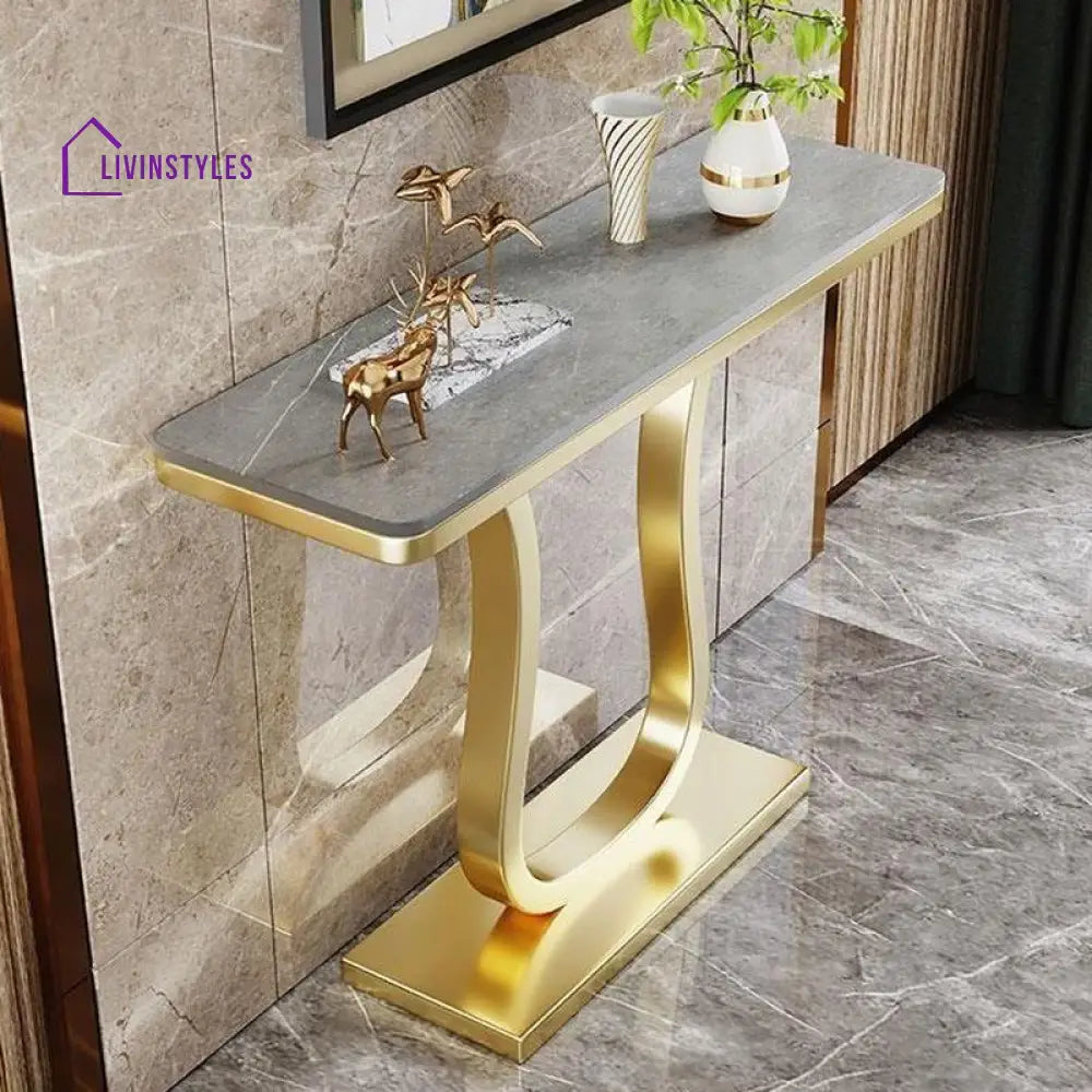 Vihanth Stainless Steel Living Room Console Table