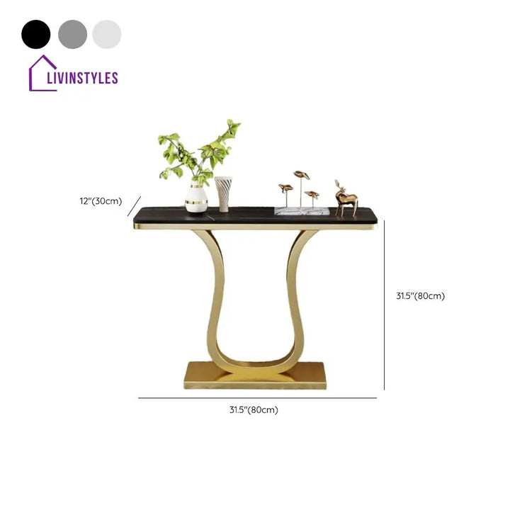 Vihanth Stainless Steel Living Room Console Table