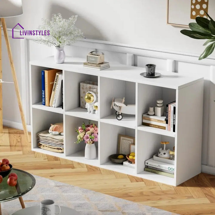 Vika Engineered Wood Bookshelves | Bookshelf for Living Room | Bedroom | Drawing Room | Study Room