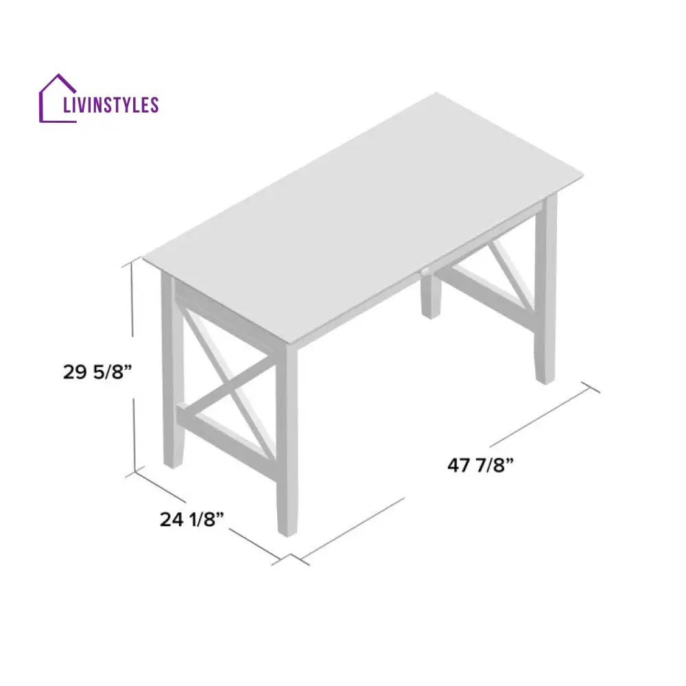 Viktor Solid Mango Wood Study Table for Students