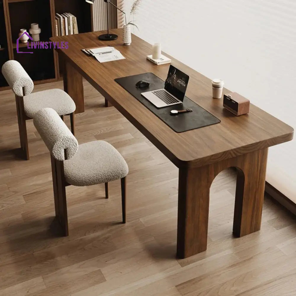 Viktor Solid Wood Study Table for Students