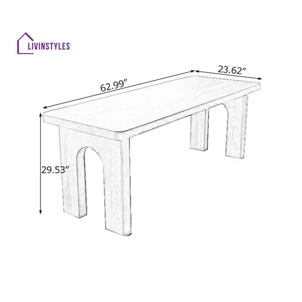 Viktor Solid Wood Study Table for Students