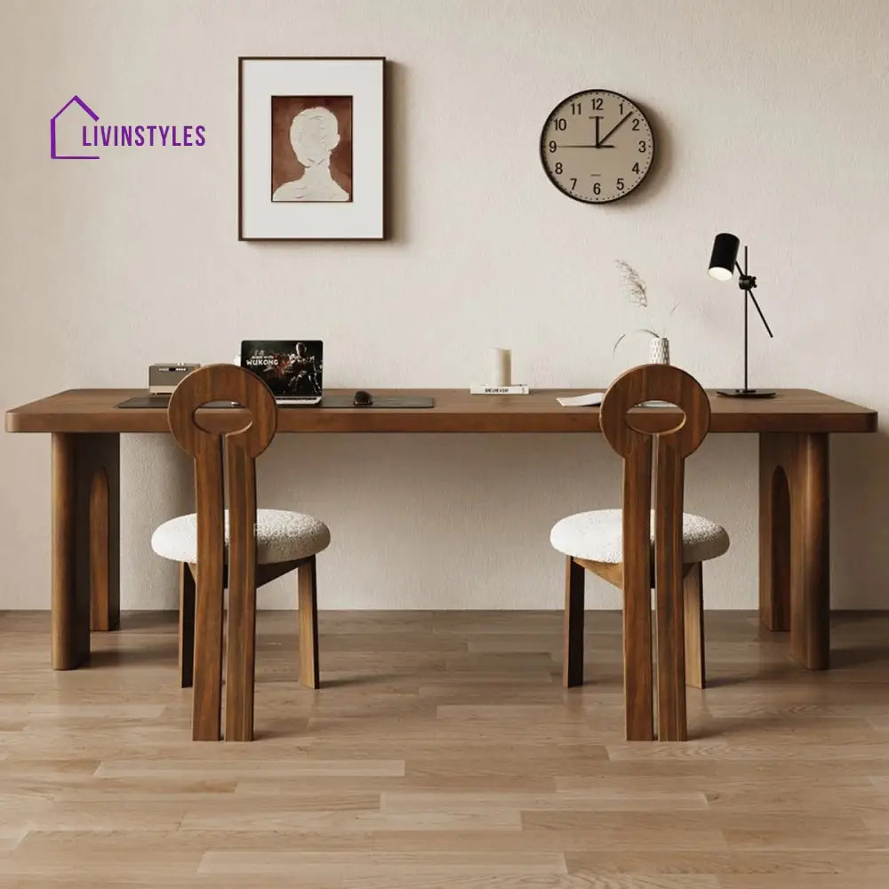 Viktor Solid Wood Study Table for Students
