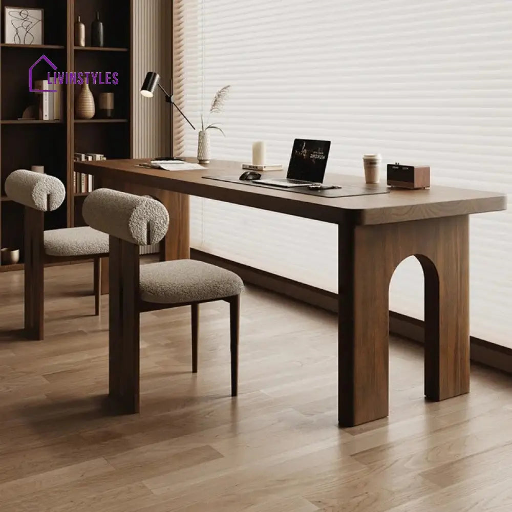 Viktor Solid Wood Study Table for Students