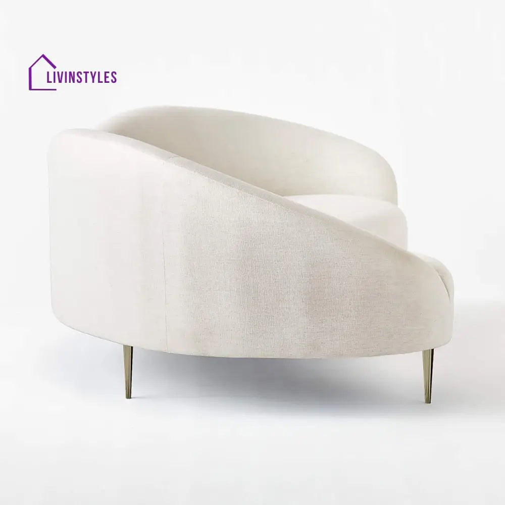 Viktoria 3 Seater Sofa in Grey Colour for Living Room