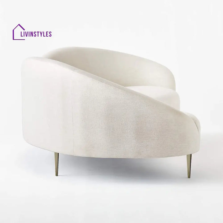 Viktoria 3 Seater Sofa in Grey Colour for Living Room