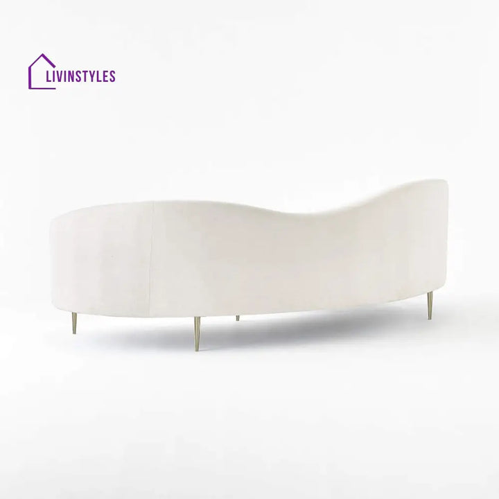 Viktoria 3 Seater Sofa in Grey Colour for Living Room