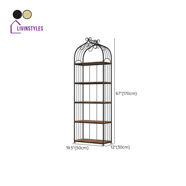 Viktoria Stainless Steel Frame Storage Shelves | Bookshelves
