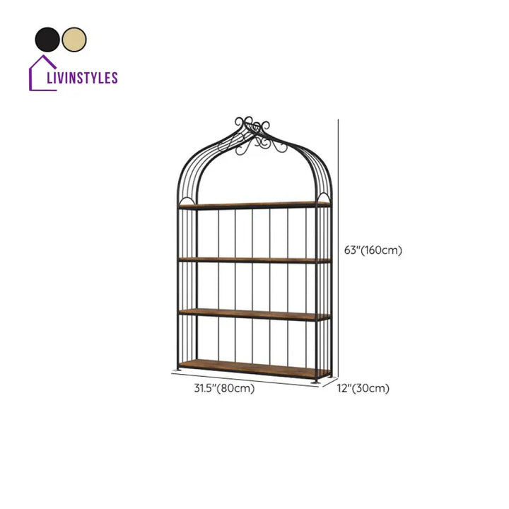 Viktoria Stainless Steel Frame Storage Shelves | Bookshelves
