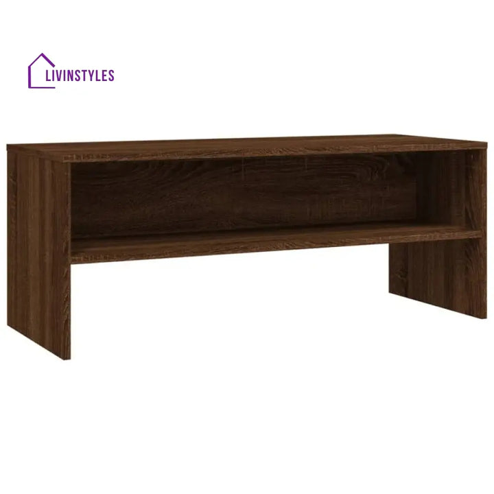 Violet Wooden Finish Tv Unit Stand for Living Room