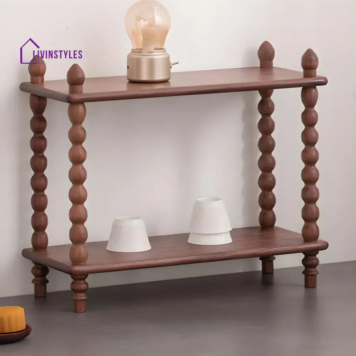 Violetta Solid Wood Storage Shelves