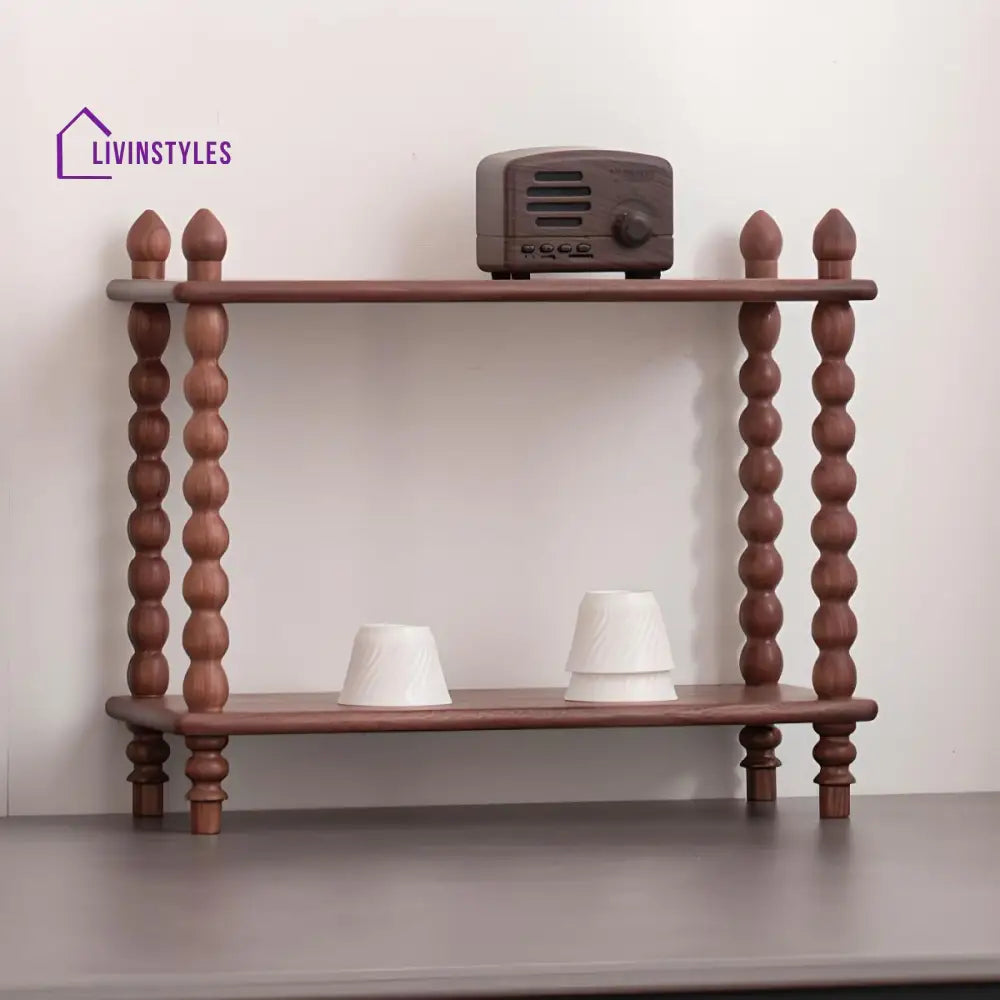 Violetta Solid Wood Storage Shelves
