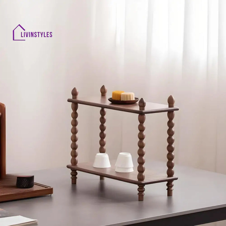 Violetta Solid Wood Storage Shelves