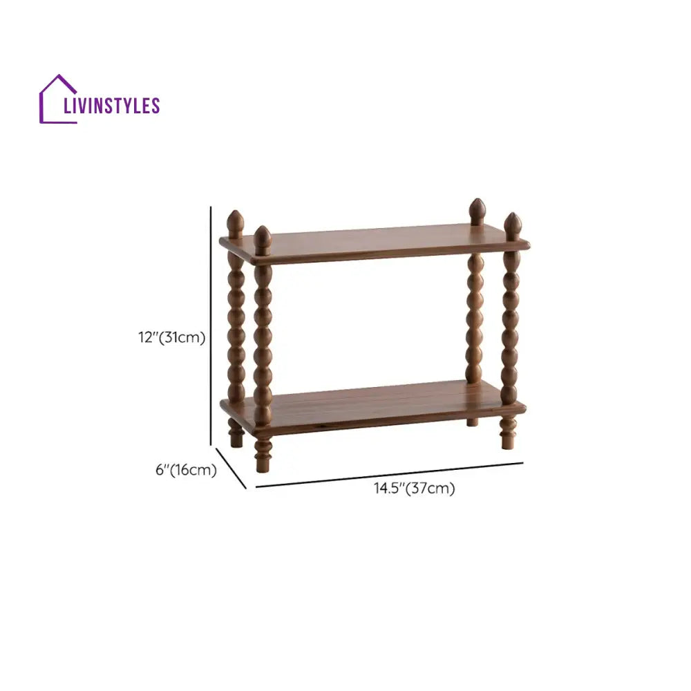 Violetta Solid Wood Storage Shelves