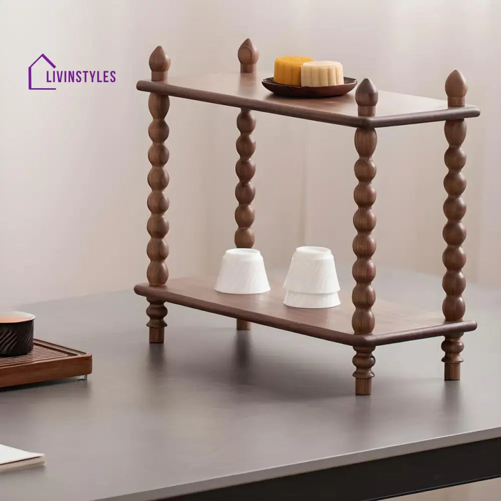 Violetta Solid Wood Storage Shelves