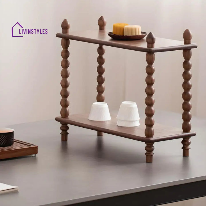 Violetta Solid Wood Storage Shelves