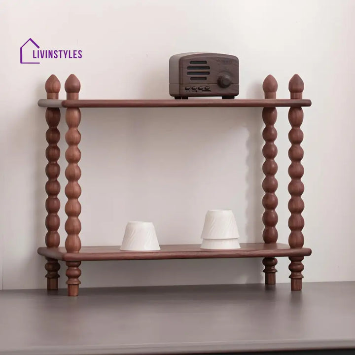 Violetta Solid Wood Storage Shelves