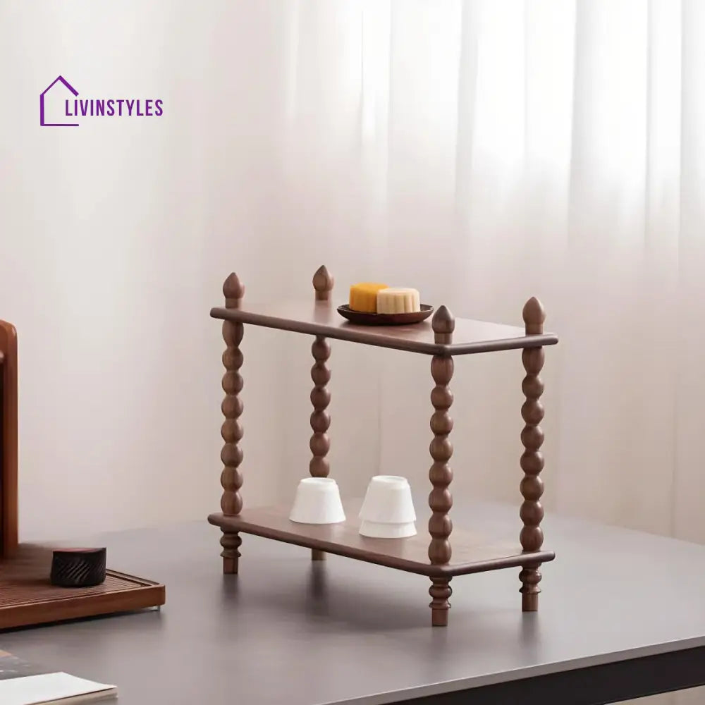 Violetta Solid Wood Storage Shelves