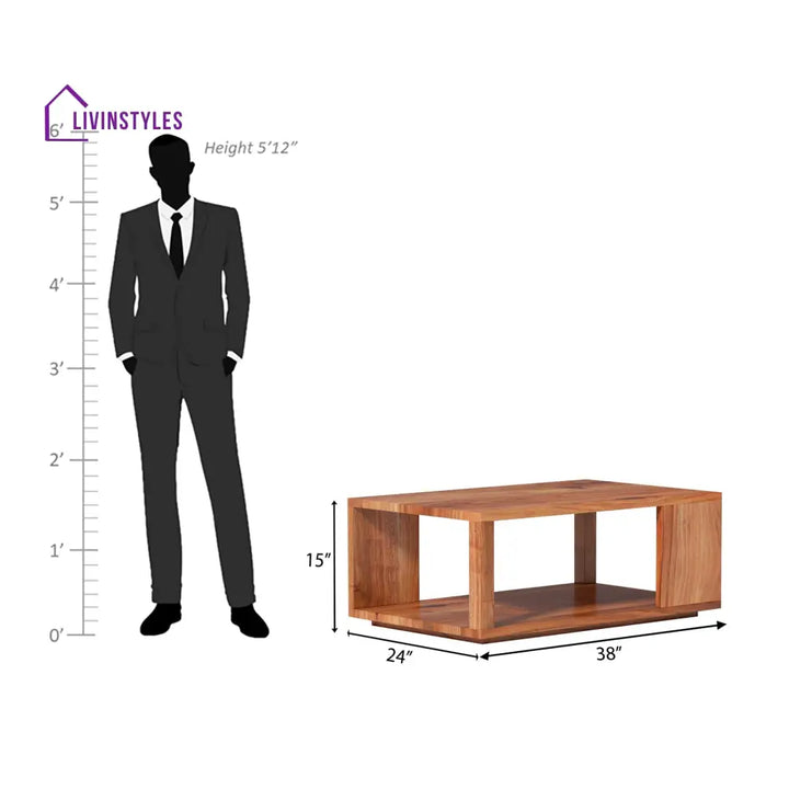 Violetta Wooden Sofa Set with Coffee Table sofa