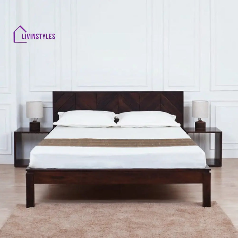Viraj Non Storage Wooden Bed