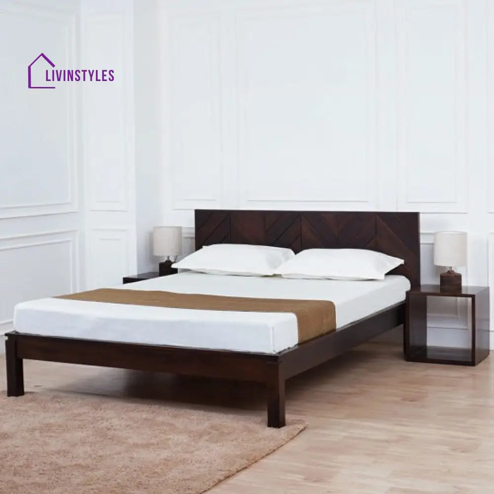 Viraj Non Storage Wooden Bed