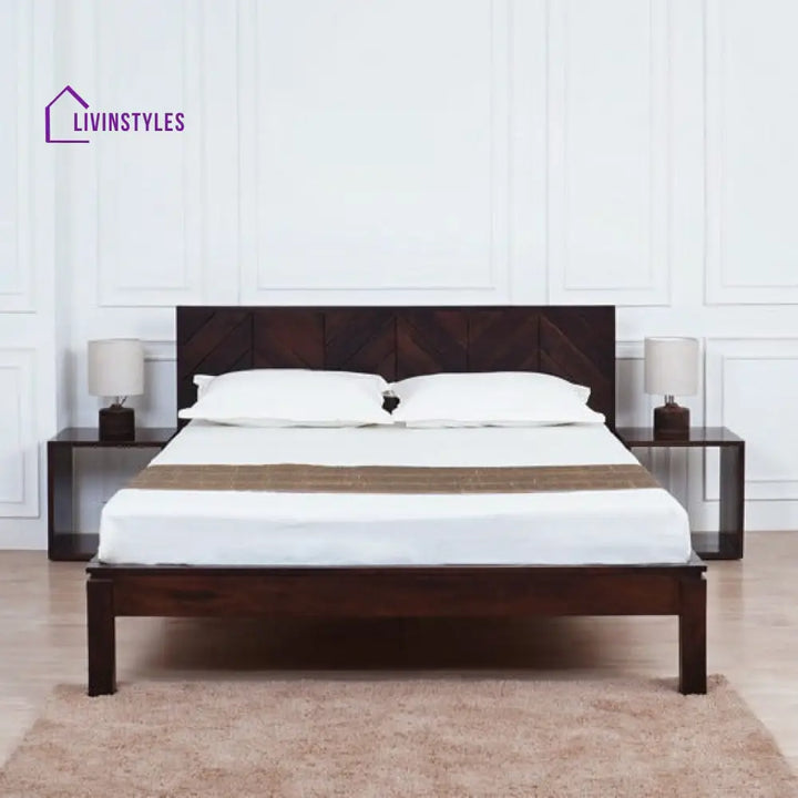 Viraj Non Storage Wooden Bed