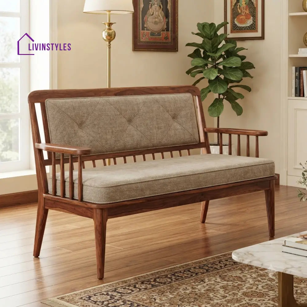 Virasat Wooden Bench for Living Room | Bedroom | Extra Seating