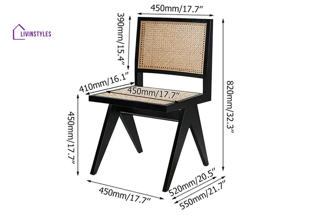 Vissarion Solid Wood Living Room Chair