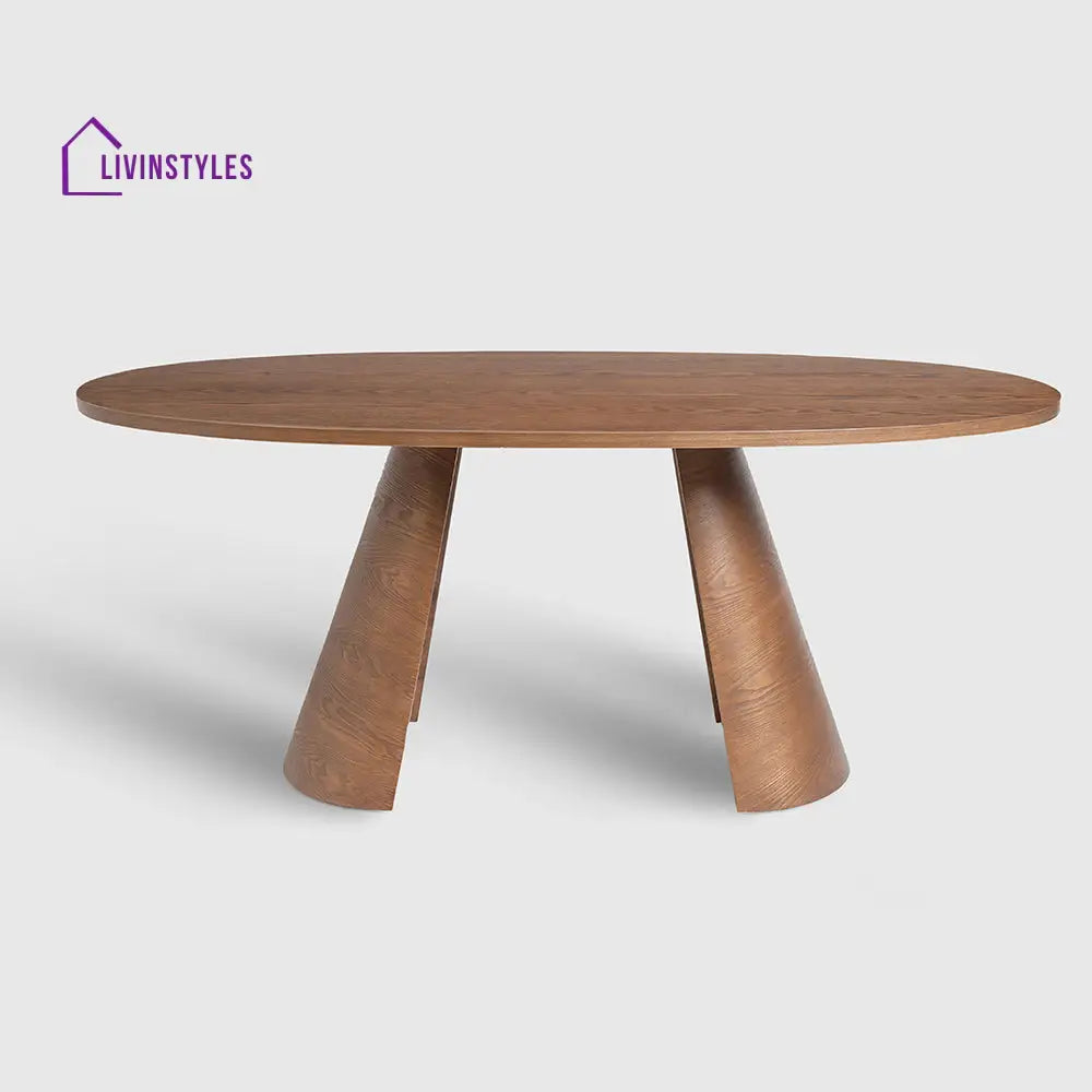 Vitalii Wooden 6 Seater Dining Table Dining Table