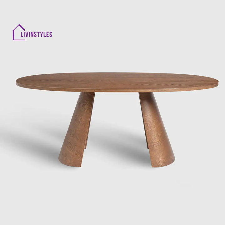 Vitalii Wooden 6 Seater Dining Table Dining Table