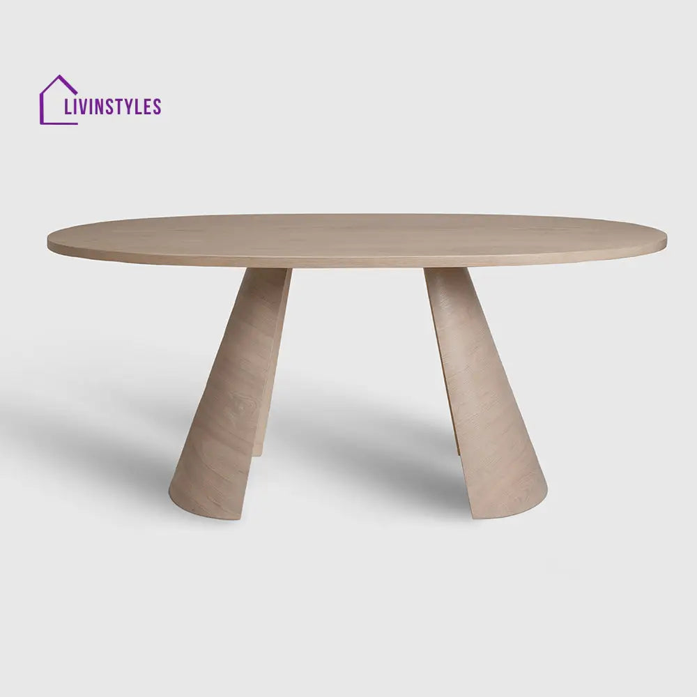 Vitalii Wooden 6 Seater Dining Table Dining Table