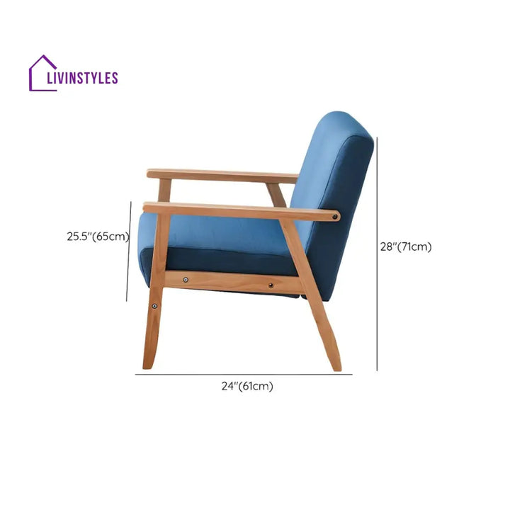Vitaly Solid Wood Sofa Set | 3 + 2 + 1 Sofa Set for Living Room