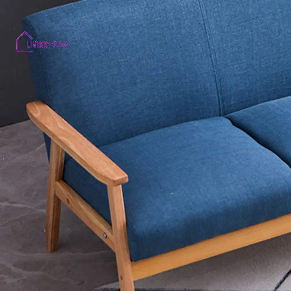 Vitaly Solid Wood Sofa Set | 3 + 2 + 1 Sofa Set for Living Room