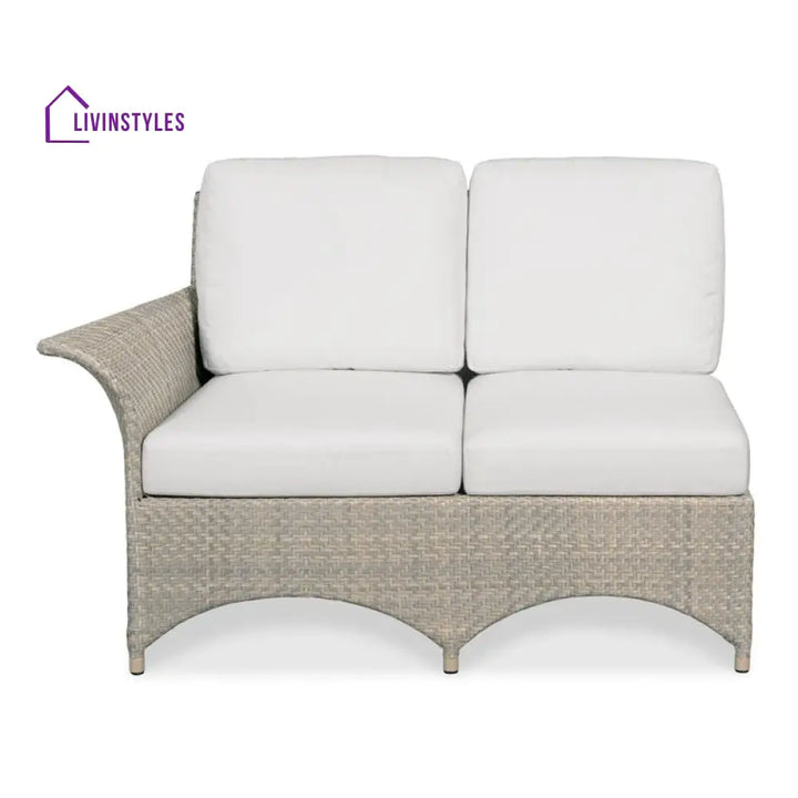 Vito Outdoor Patio Sofa Set 7 seater and 1 Center Table (cream) - Sofa Sets