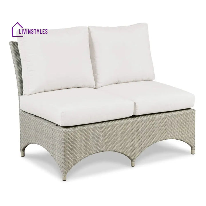 Vito Outdoor Patio Sofa Set 7 seater and 1 Center Table (cream) - Sofa Sets