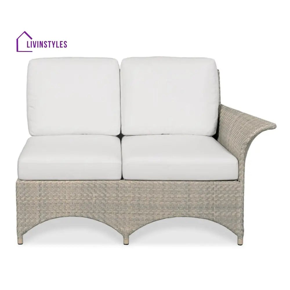 Vito Outdoor Patio Sofa Set 7 seater and 1 Center Table (cream) - Sofa Sets